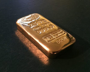 Gold ist Geld 250g-Goldbarren-9999-NES-2019