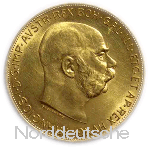 Goldmuenze 1100 Kronen Austria